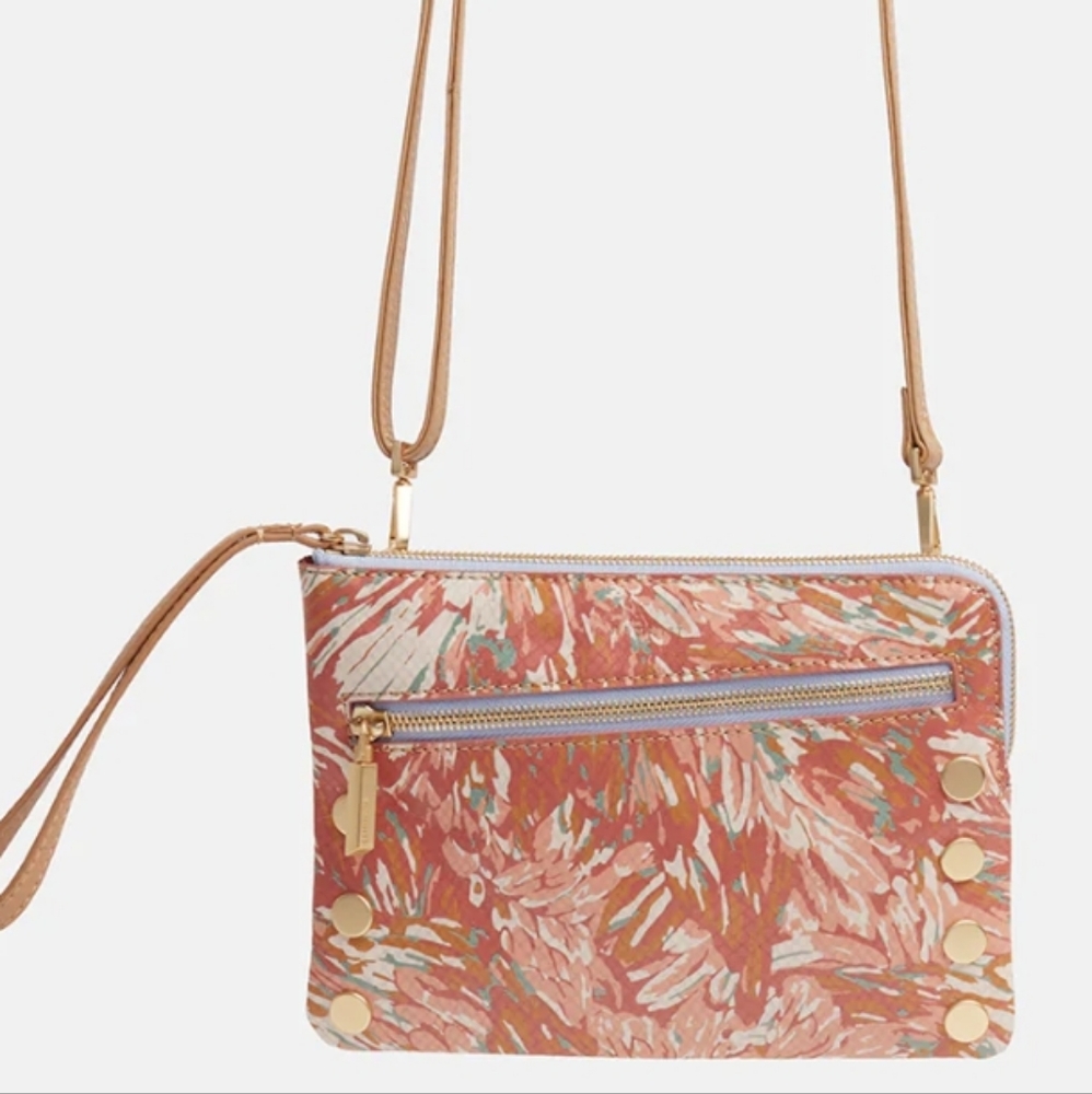 NWT Hammitt Nash SML Garden Party Brushed Gold Leather Crossbody Bag - Picture 12 of 15